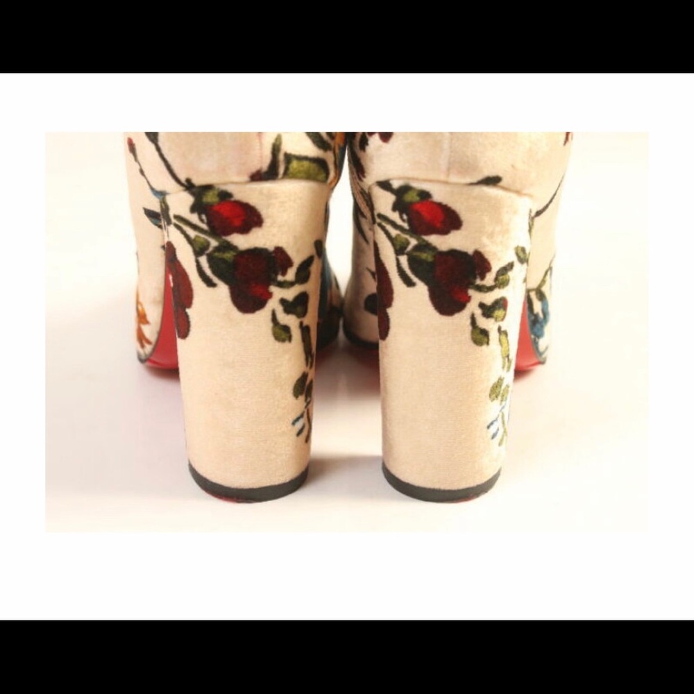 Authentic Christian Louboutin Moulamax 100 velvet - Picture 5 of 8